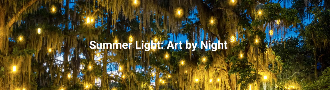 Summer Light: Art by Night Brookgreen Gardens